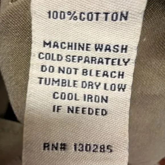 Per Se Women M Olive Green Cargo Utility Vest Pockets Drawstring 100% Cotton - Picture 4 of 9